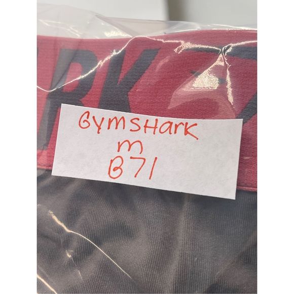 Gymshark Legging Pant Women Size Medium Gray Pink Pull On Workout Gym Seamless - Picture 13 of 13